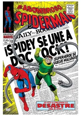 BIBLIOTECA MARVEL 84. EL ASOMBROSO SPIDERMAN 12.