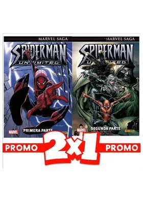 2X1 MARVEL SAGA SPIDERMAN UNLIMITED(Nº1 Y Nº2)
