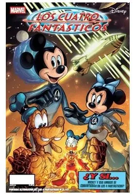 Los 4 Fantasticos 05 ( Portada Disney Fantastic Four 60)