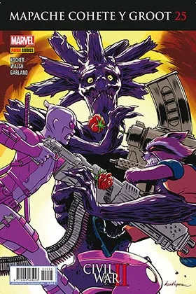 MAPACHE COHETE Y GROOT  # 25 (CIVIL WAR II)