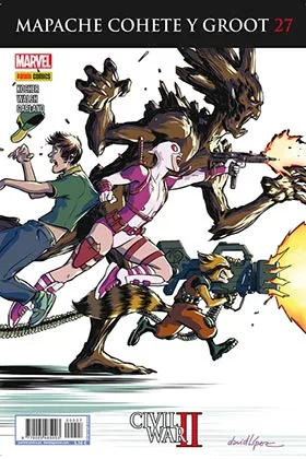 MAPACHE COHETE Y GROOT  # 27 (CIVIL WAR II)