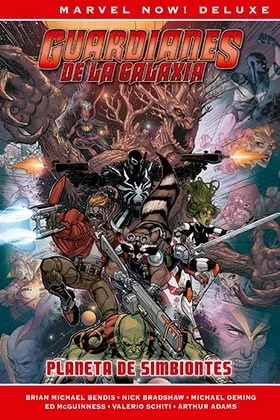 GUARDIANES DE LA GALAXIA DE BRIAN M. BENDIS 02: PLANETA DE SIMBIONTES (MARVEL NOW! DELUXE)