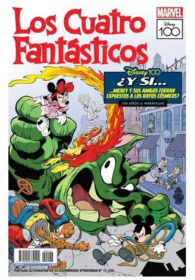(portada Alternativa Disney 100-LOS 4 Fantasticos) el Asombroso Spiderman 17