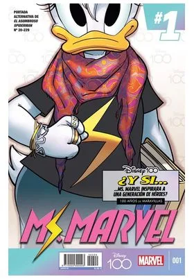 MS. Marvel Portada Alternativa Disney) el Asombroso Spiderman 20