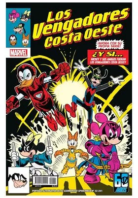 El Asombroso Spiderman 32 (portada Alternativa Disney - Whati If? Vengadores Costa Oeste)