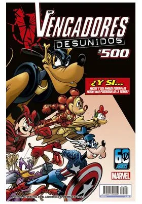 El Asombroso Spiderman 37 (portada Alternativa Disney What If: los Vengadores #500)
