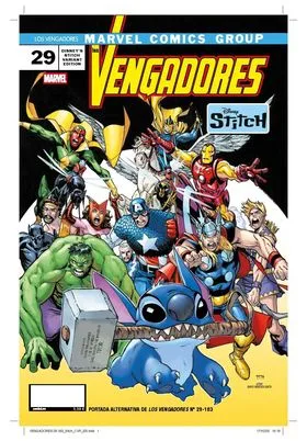 Los Vengadores (portada Alternativa Disney Stich) 29