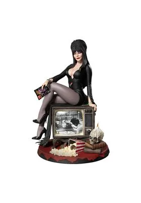 ELVIRA FIG 28 CM MISTRESS OF THE DARK STATIC SIX 1/6 SCALE