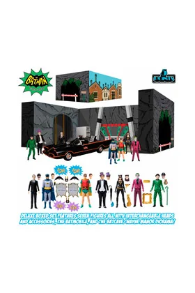 BATMAN 1966 DELUXE BOX SET 7 FIGURAS 10 CM UNIVERSO DC 5 POINTS