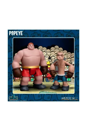 POPEYE & OXHEART BOXED SET 2 FIGURAS 9 CM POPEYE 5 POINTS