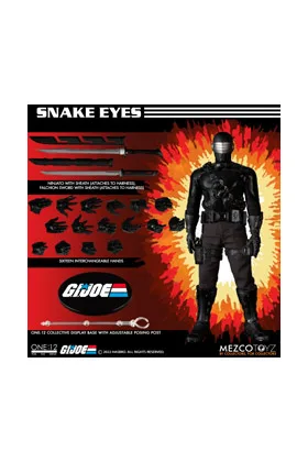 SNAKE EYES DLX ED FIGURA 15 CM G.I. JOE THE ONE:12 COLLECTIVE