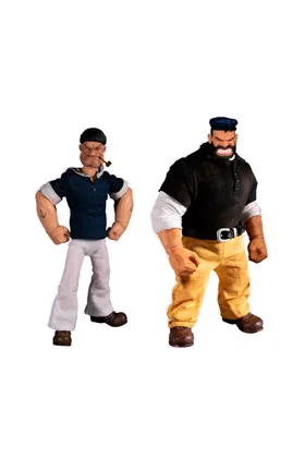 POPEYE Y BRUTUS SET DELUXE 2 FIGURAS 14-18 CM POPEYE THE ONE:12 COLLECTIVE