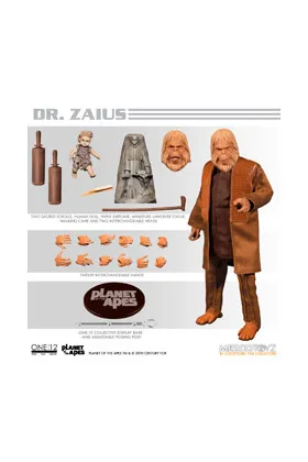 ZAIUS FIGURA 17 CM PLANET OF THE APES (1988) THE ONE:12 COLLECTIVE