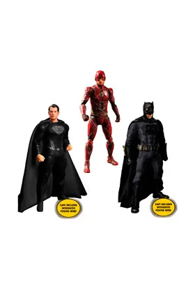ZACK SNYDER'S DELUXE SET 3 FIGURAS 15-17 CM DC UNIVERSE JUSTICE LEAGUE ONE:12 COLLECTIVE