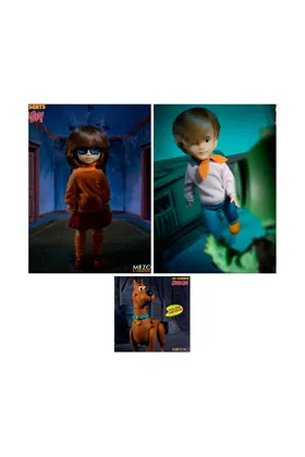 VELMA/FRED SET 6 FIGURAS 25 CM SCOOBY-DOO & MYSTERY INC LIVING DEAD DOLLS