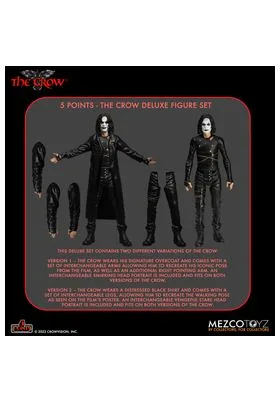 THE CROW DELUXE SET 2 FIGURAS 10 CM THE CROW 5 POINTS