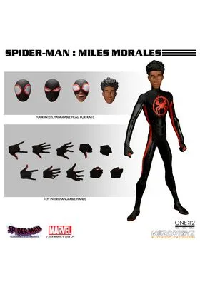 Spider-Man Miles Morales Figura 17 CM Spider-Man Across the Spider-Verse ONE:12 Collective