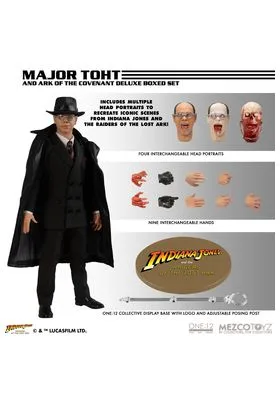 MAJOR TOHT & THE ARK THE COVENANT DELUXE BOX SET INDIANA JONES ONE:12 COLLECTIVE
