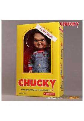 TALKING SNEERING CHUCKY FIGURA 38 CM CHILD'S PLAY MDS MEGA SCALE RE-RUN