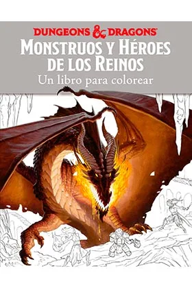MONSTRUOS Y HEROES DE LOS REINOS. UN LIBRO PARA COLOREAR