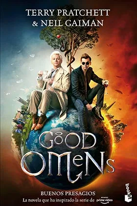 BUENOS PRESAGIOS (TERRY PRATCHETT Y NEIL GAIMAN) PORTADA SERIE