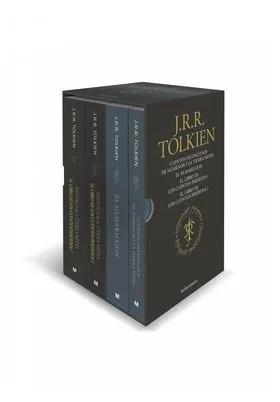 ESTUCHE TOLKIEN (SILMARILLION, CUENTOS INCONCLUSOS, Hº TIERRA MEDIA 1 T 2) NUEVA EDICION