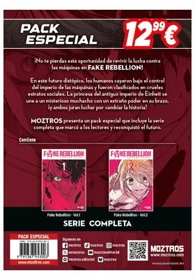 FAKE REBELLION PACK ESPECIAL DE 2 TOMOS
