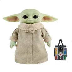 BABY YODA PELUCHE + CONTROL REMOTO 28 CM STAR WARS