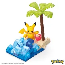 PIKACHU'S BEACH SPLASH MEGA CONSTRUX 79 PCS POKEMON HDL76