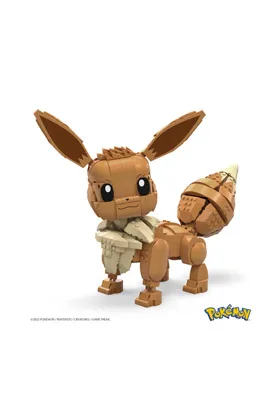JUMBO EEVE MEGA CONSTRUX 845 PCS FIG 29 CM POKEMON