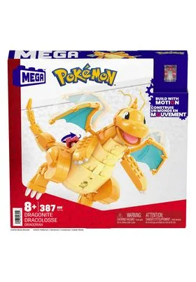 DRAGONITE MEGA CONSTRUX 387 PCS FIG 19 CM POKEMON