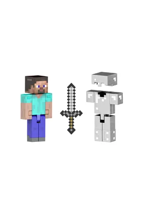 STEVE FIGURA 14 CM MINECRAFT DIAMOND LEVEL