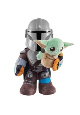 MANDALORIAN Y GROGU PELUCHE 28 CM STAR WARS THE MANDALORIAN FEATURE PLUSH