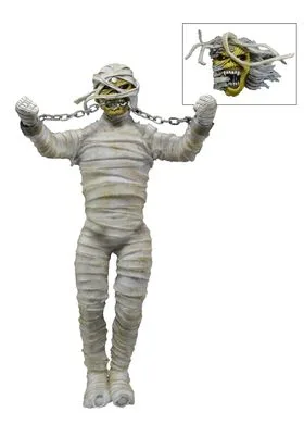 EDDIE MUMMY POWERSLAVE CLOTHED ACTION FIGURA 20 CM IRON MAIDEN RE-RUN