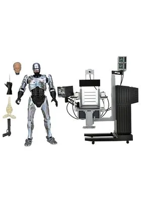 ULTIMATE BATTLE DAMAGED ROBOCOP WITH CHAIR FIG. 18 CM ROBOCOP RE-RUN