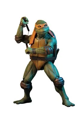 MICHELANGELO FIGURA 42 CM TEENAGE MUTANT NINJA TURTLES MOVIE 1990 1/4 SCALE RE-RUN