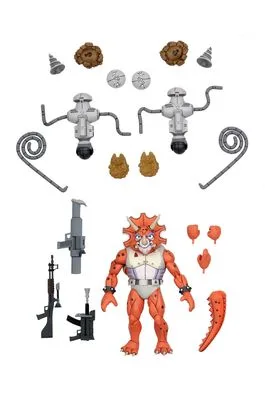 INFANTERIA TRICERATON & ROADKILL ROD PACK 3 FIGURAS 18 CM SCALE ACTION FIGURE TMNT CARTOON