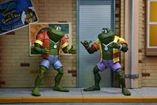 RANAS NAPOLEON & ATILLA PACK 2 FIGURAS 18 CM SCALE ACTION FIGURE TMNT CARTOON RE-RUN