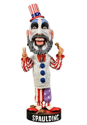 CAPTAIN SPAULDING FIGURA 20 CM HOUSE OF 1000 CORPSES HEAD KNOCKER