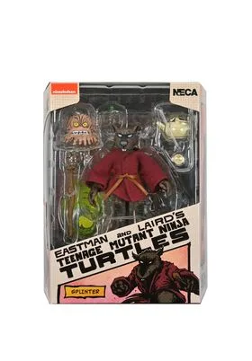 SPLINTER SCALE ACTION FIGURA 11,5 CM TEENAGE MUTANT NINJA TURTLES MIRAGE COMICS