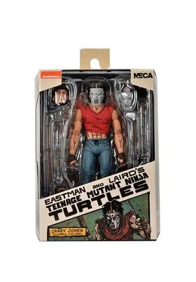 CASEY JONES IN RED SHIRT SCALE ACTION FIGURA 18 CM TEENAGE MUTANT NINJA TURTLES MIRAGE COM