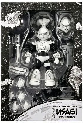SPACE USAGI YOJIMBO BLACK & WHITE VER. SCALE ACTION FIG. 18 CM USAGI YOJIMBO