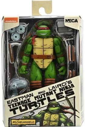 MICHELANGELO SCALE ACTION FIG. 18 CM TEENAGE MUTANT NINJA TURTLES MIRAGE COMICS