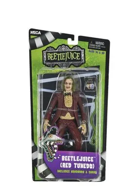 BEETLEJUICE RED TUXEDO SCALE ACTION FIGURA 18 CM BEETLEJUICE (1988)