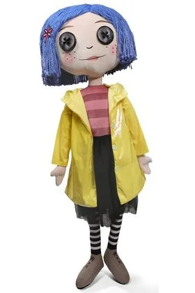CORALINE OJOS DE BOTON VERSION PELUCHE 150 CM CORALINE