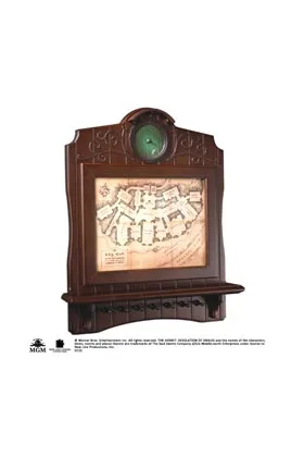 MAPA DE BOLSON CERRADO REPLICA CUELGA LLAVES EL HOBBIT