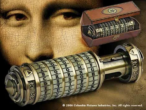 CRYPTEX REPLICA TAMA„O REAL 15 CM TOTALMENTE FUNCIONAL EN SU COFRE CODIGO DA VI