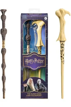 ELDER WAND & LORD VOLDEMORT 2 VARITAS REPLICAS 31 CM HARRY POTTER