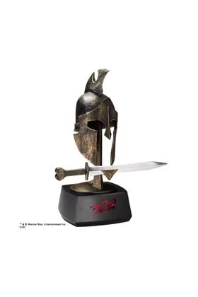 SET COLECCIONISTA YELMO 20 CM + ESPADA TEMISTOCLES REPLICA 30 CM 300 RISEOF AN EMPIRE