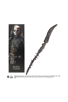 MORTIFAGO (THORN) VARITA 30.5 CM + PUNTO DE LIBRO LENTICULAR HARRY POTTER